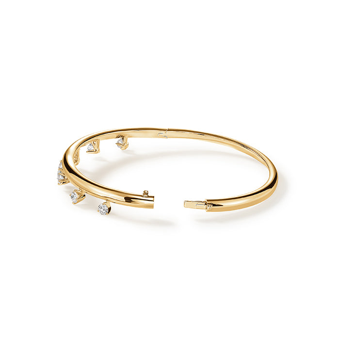 Bangle Diamond Bracelet in Yellow Gold (170-00824) - Vardy's Jewelers - Cupertino CA