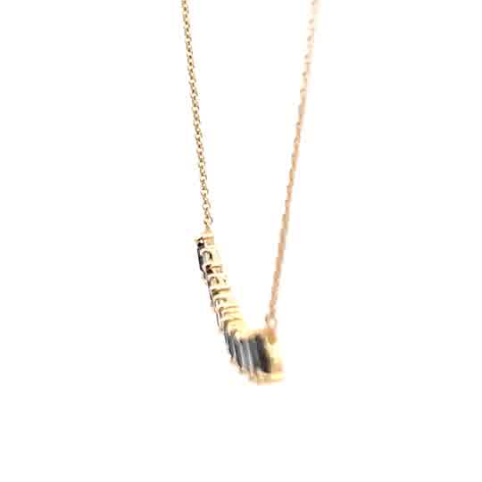 Free Form Sapphire Pendant in yellow gold (230-01490) - Vardy's Jewelers - Cupertino CA
