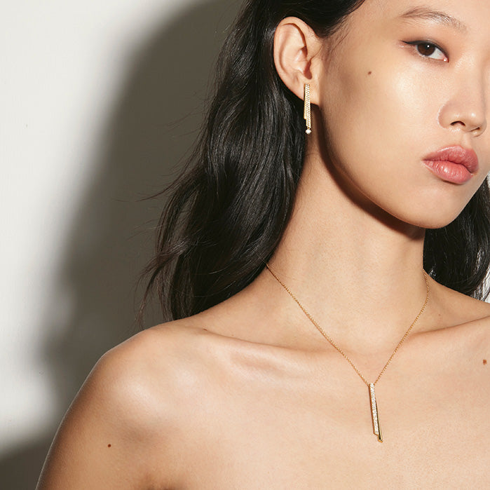 Inside/Out Diamond Flip Drop Pendant (160-33264) - My Store