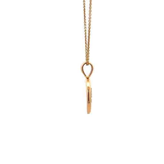 Vardy's Collection Round Diamond Cluster Pendant in 14K Yellow Gold (0.04ctw) - My Store