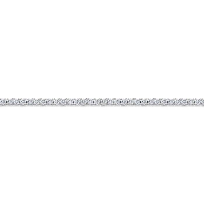 Vardy's Collection Round Diamond Tennis Bracelet in 14K White Gold (3.01ctw)