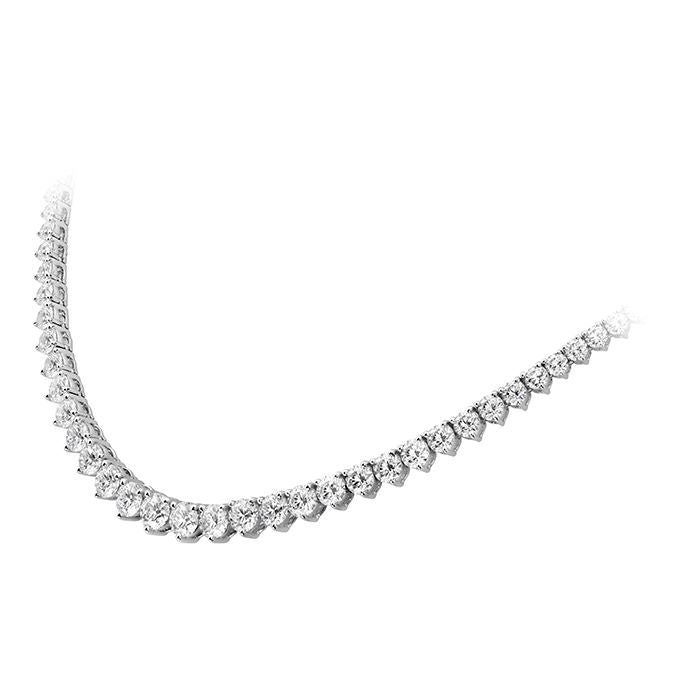 Vardy's Collection Hearts On Fire Cut Diamond Collar Necklace in 18K White Gold (9.35ctw) - My Store
