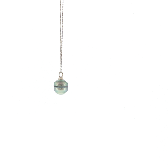 Pearl Pendant in White Gold (320-00185) - Vardy's Jewelers - Cupertino CA