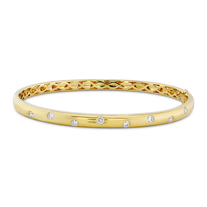 GYPSY DIAMOND BANGLE in Yellow Gold (170-00861)