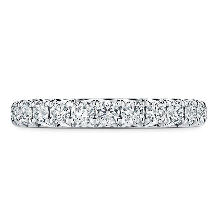 Vardy's Collection Hearts On Fire Cut G/H Vs2 Diamond Platinum 3/4 Wedding Band in Platinum (1.03ct)