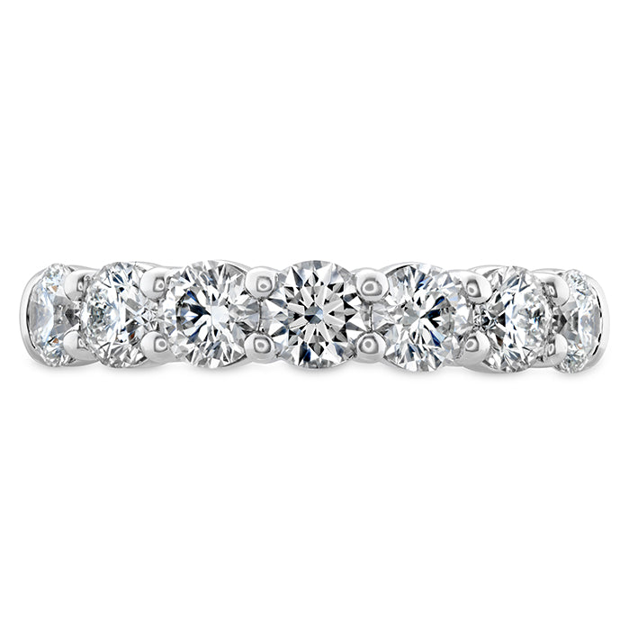 Vardy's Collection Hearts On Fire Cut Diamond 7 Stone U Set Wedding Band in 18K White Gold (1.02ctw) - My Store