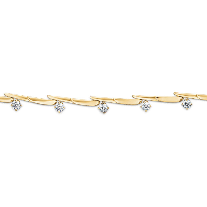 VELA CROSSOVER BRACLET in yellow gold (170-33306)