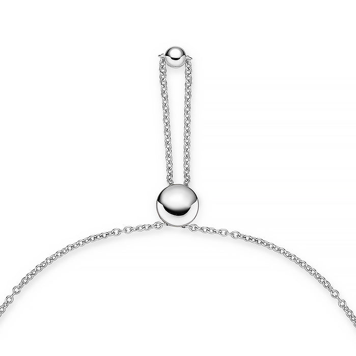 Cadence link diamond bracelet in white gold (170-33335)