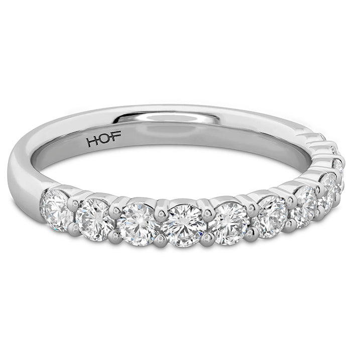 Vardy's Collection Hearts On Fire Cut G/H Vs2 Diamond Three Quarters Wedding Band in 18K White Gold (1.04ctw) - My Store