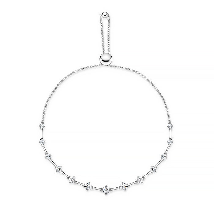 Cadence link diamond bracelet in white gold (170-33335) - Vardy's Jewelers - Cupertino CA