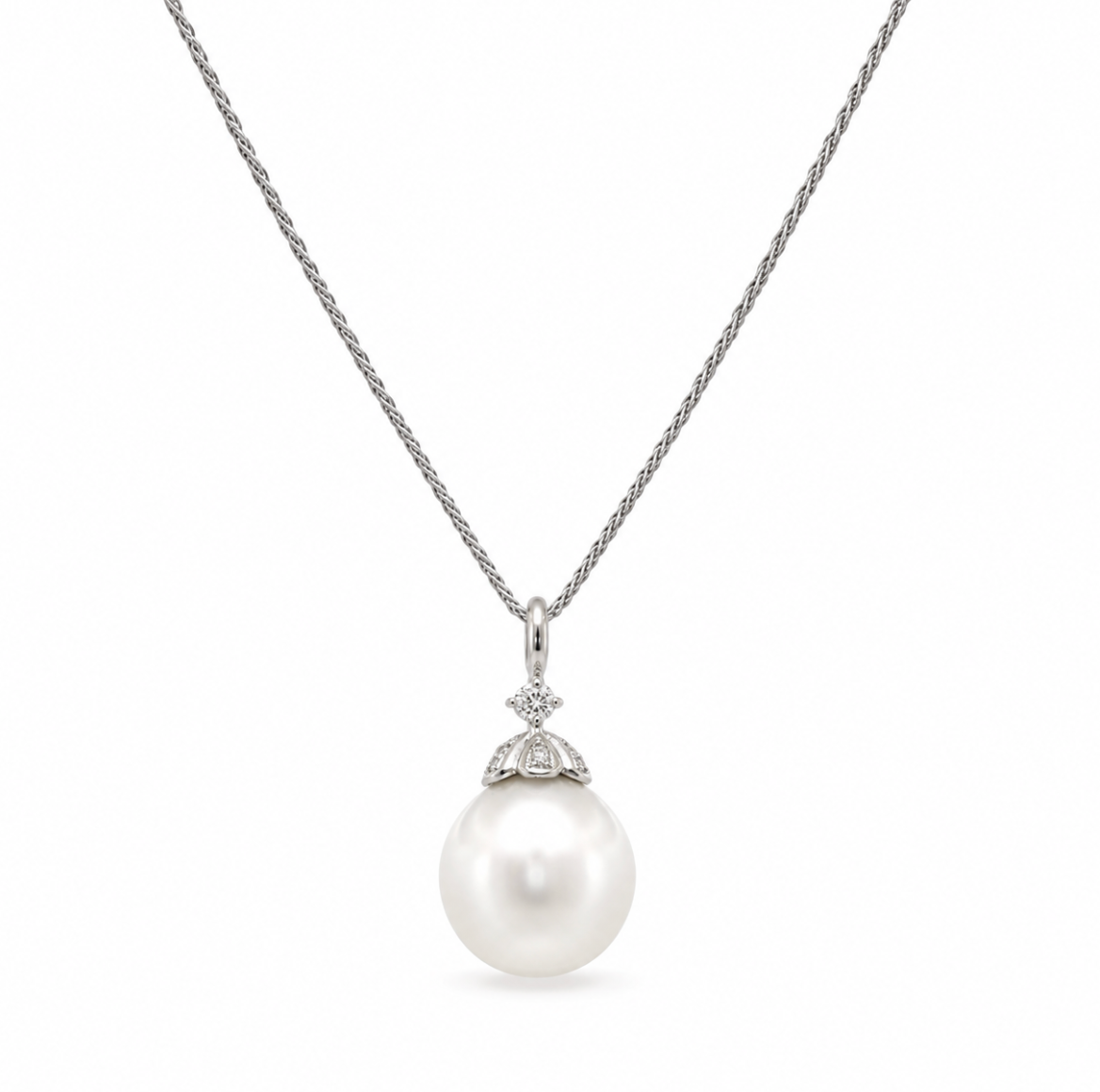So Sea Pearl & Diamond Pendant (320-33890)