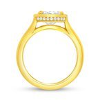 Antique Style Engagement Ring in Yellow Gold (100 - 00690)
