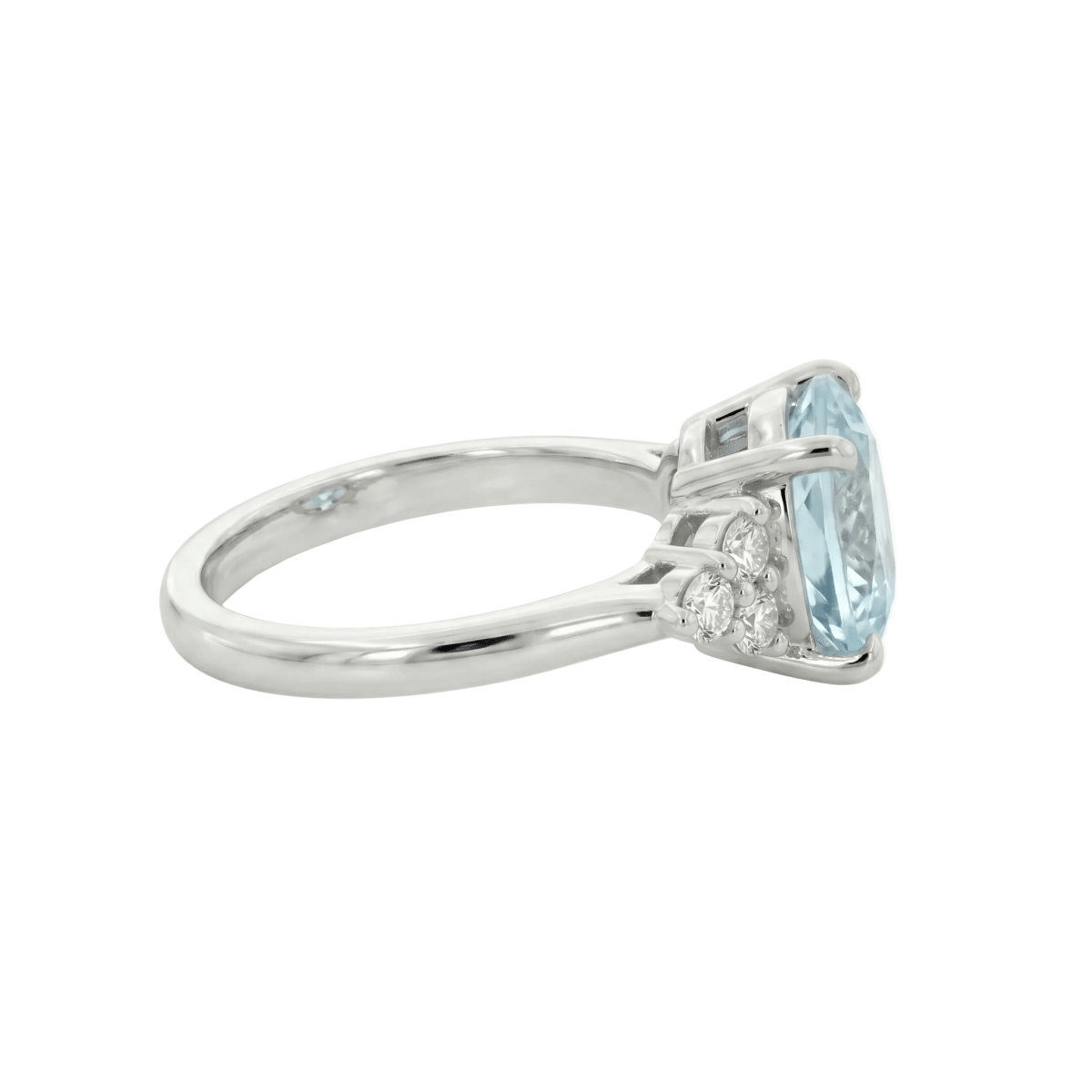 Aquamarine & Diamond Fashion Ring (200 - 01344)