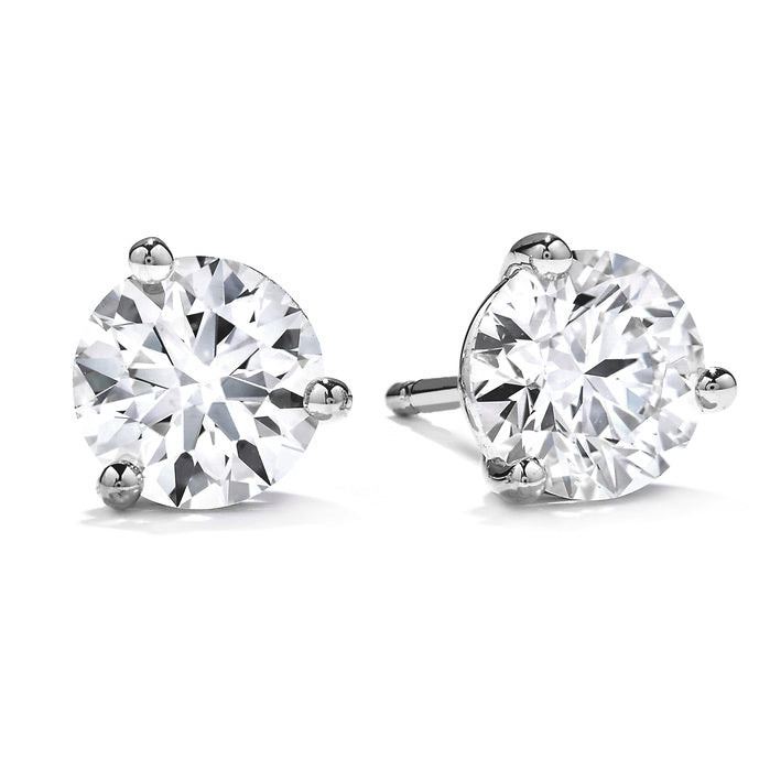 Hearts on Fire Diamond Stud Fashion Earring in White Gold (150-02130)