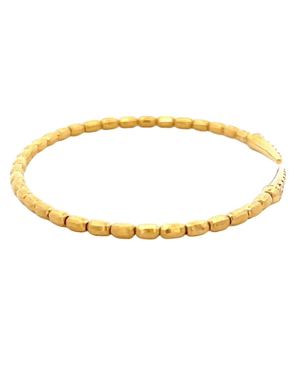 Bangle diamond bracelet in yellow gold (170-00851)