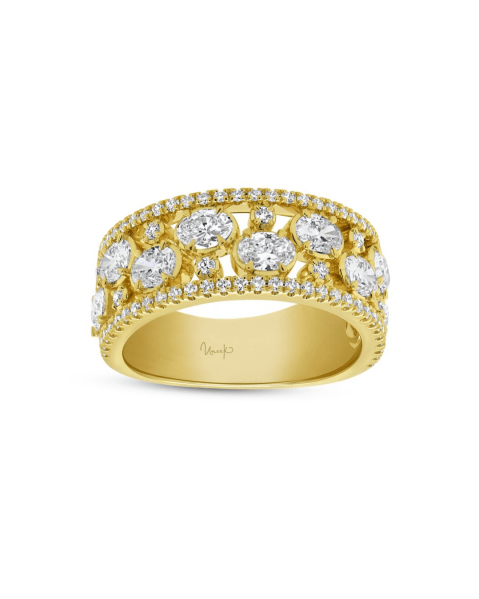 Diamond Band Fashion Ring in Yellow Gold (130-01126)
