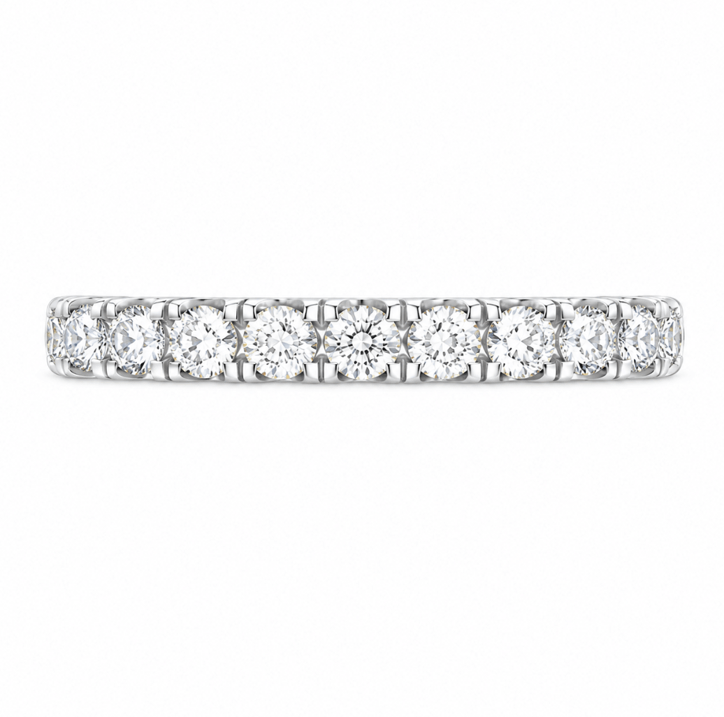 Diamond Wedding Band White Gold (110-33856)