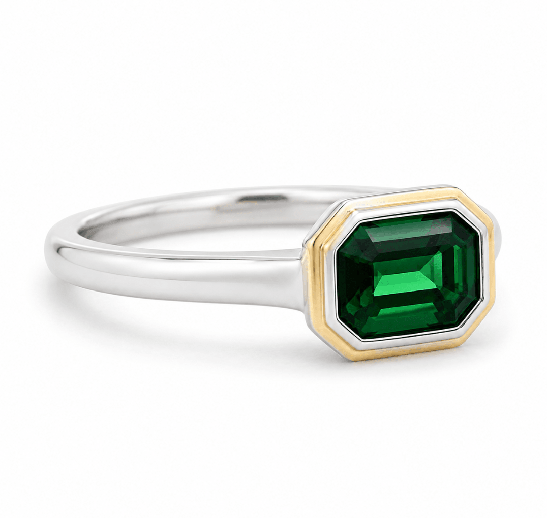East/West Sapphire Fashion Ring in Yellow Gold(200-33254)