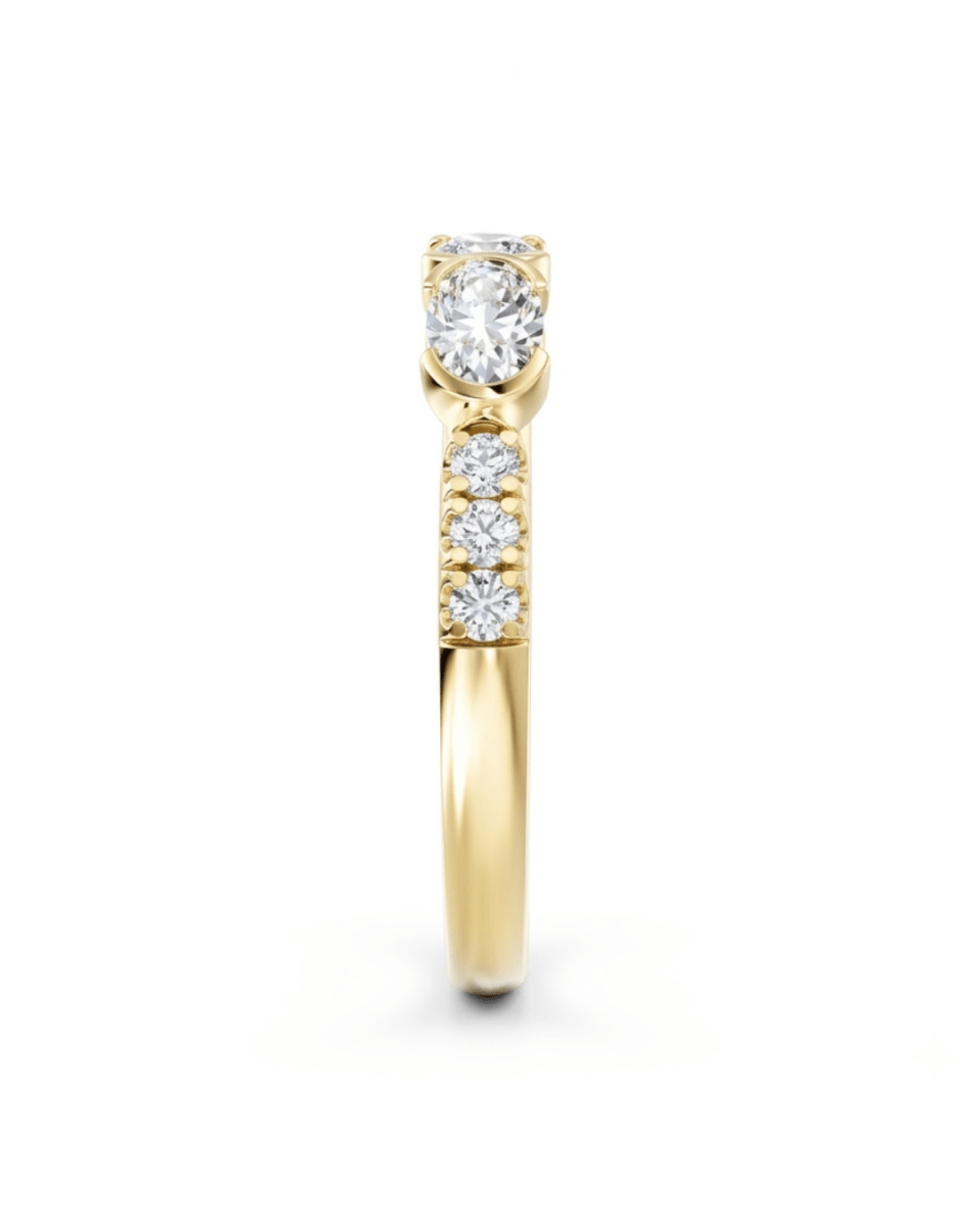 Eclipse Collection Fashion Band In Yellow Gold (130-33149)