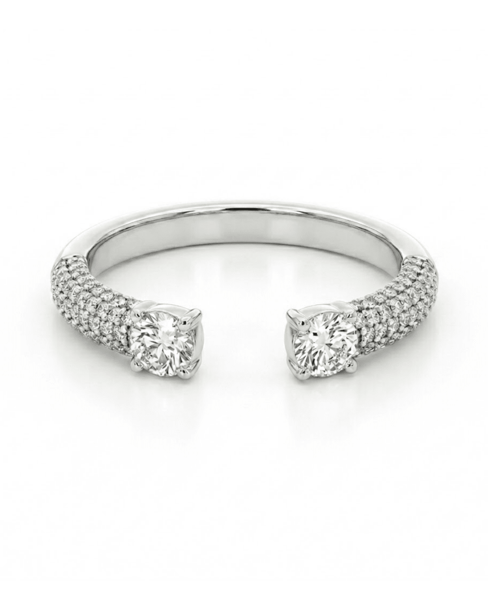 Eclipse Collection Fashion Ring in White Gold (130-33156)
