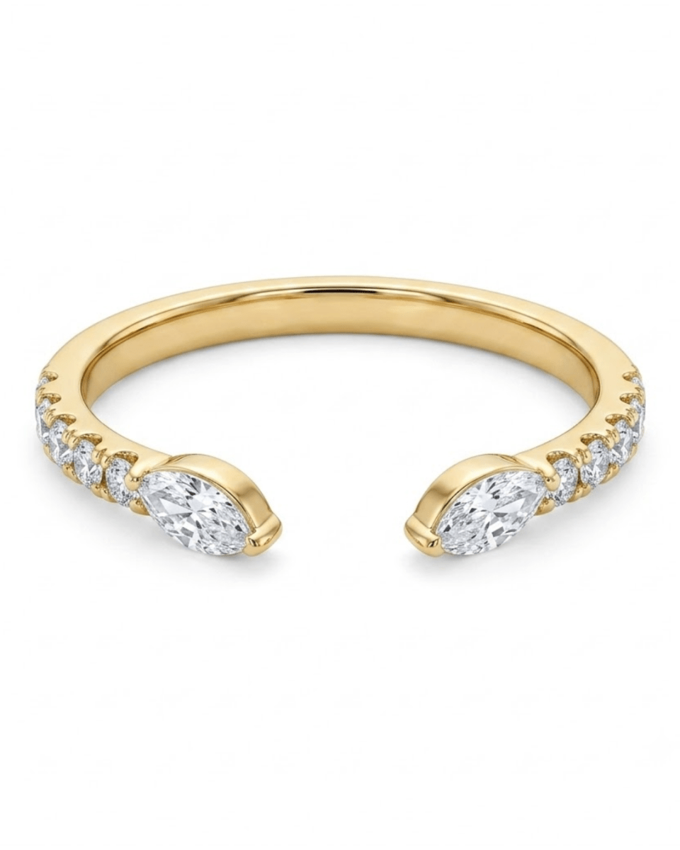 Eclipse Diamond Band Fashion Ring in Yellow Gold (130-33147)
