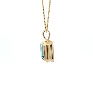 Bezel Setting Pendant in yellow gold (230-01421) - Vardy's Jewelers - Cupertino CA