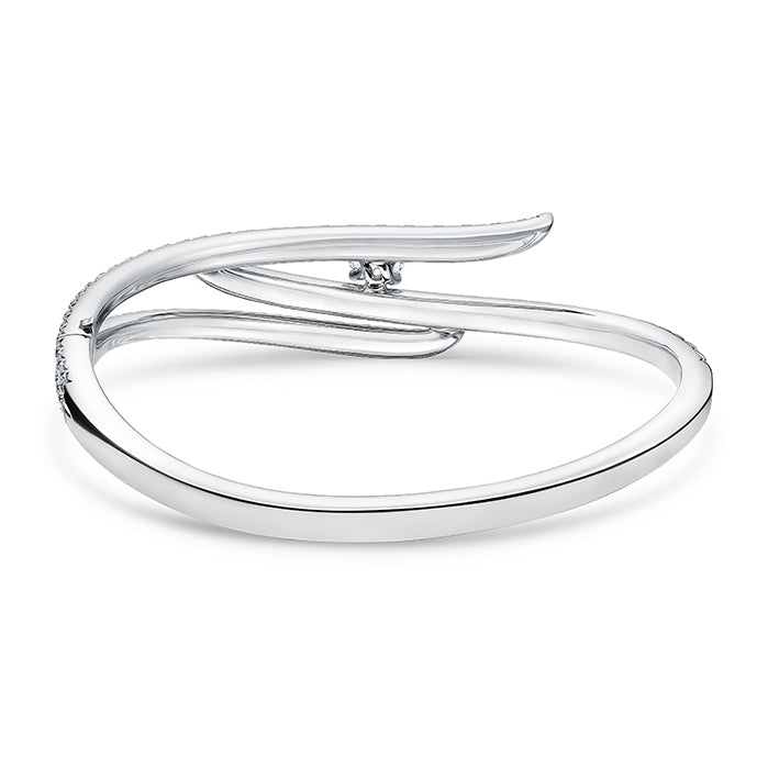 VELA TRIPLE ROW BANGLE in White Gold (170-33305)