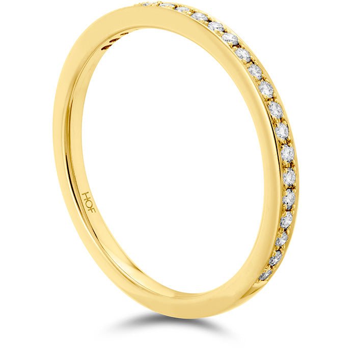 Hearts On Fire Channel Set Wedding Band with 0.129ctw Hearts On Fire Cut Diamonds in 18K Yellow Gold (0.13ct)