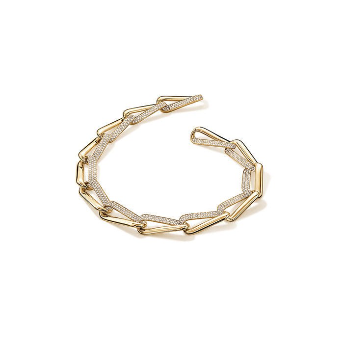 Hearts On Fire Hearts On Fire and Inside Out Diamond Link Necklace in 18K Yellow Gold (20.02ctw)