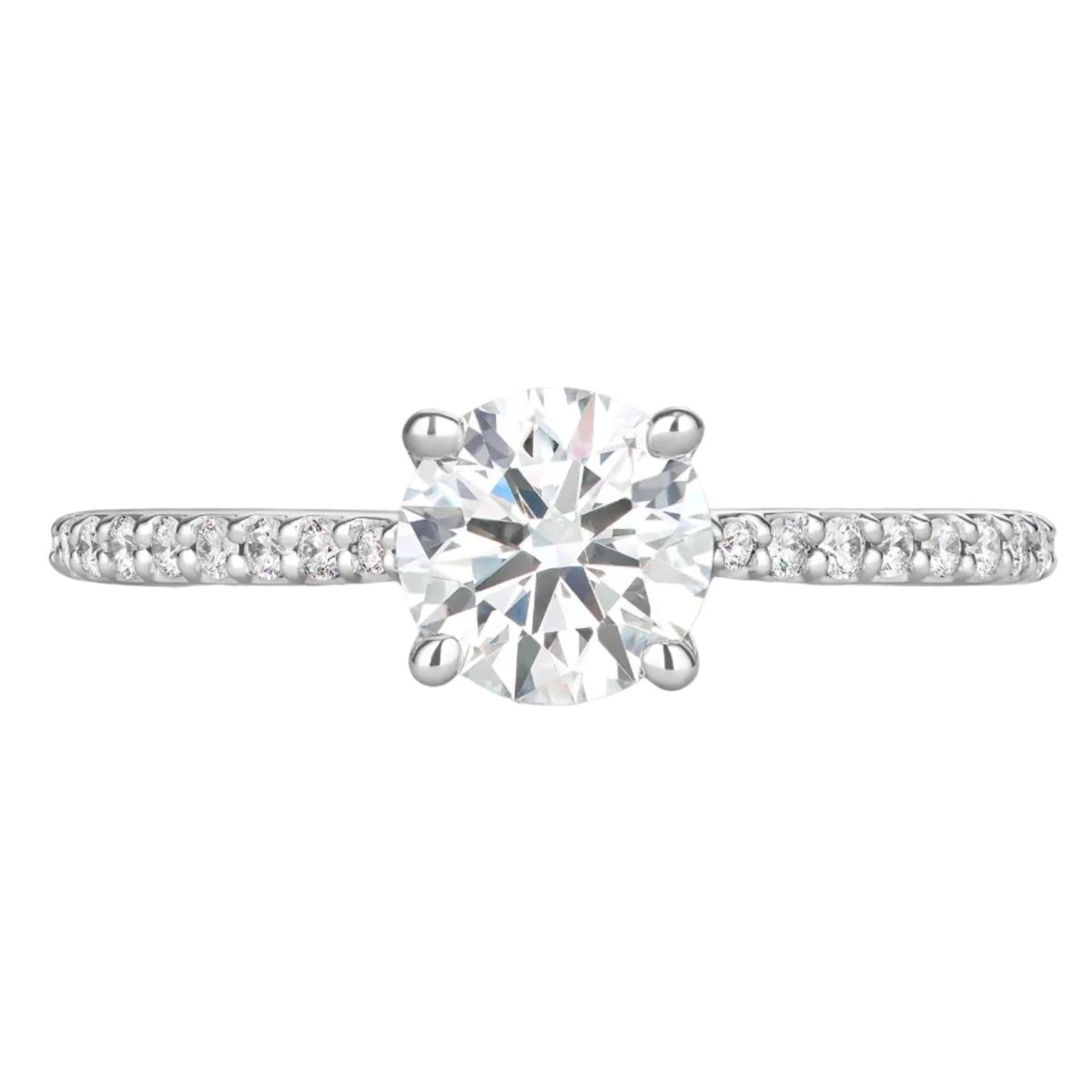 Hearts On Fire Hearts on Fire Cut Diamond Contemporary Engagement Ring in 18K White Gold (1.87ct)