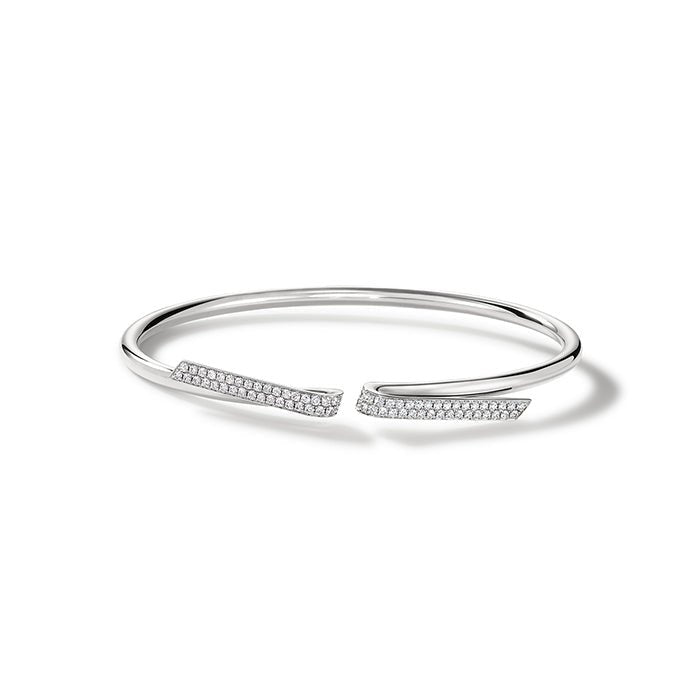 Hearts On Fire Inside/Out Bangle Bracelet in 18K White Gold (0.6ct)