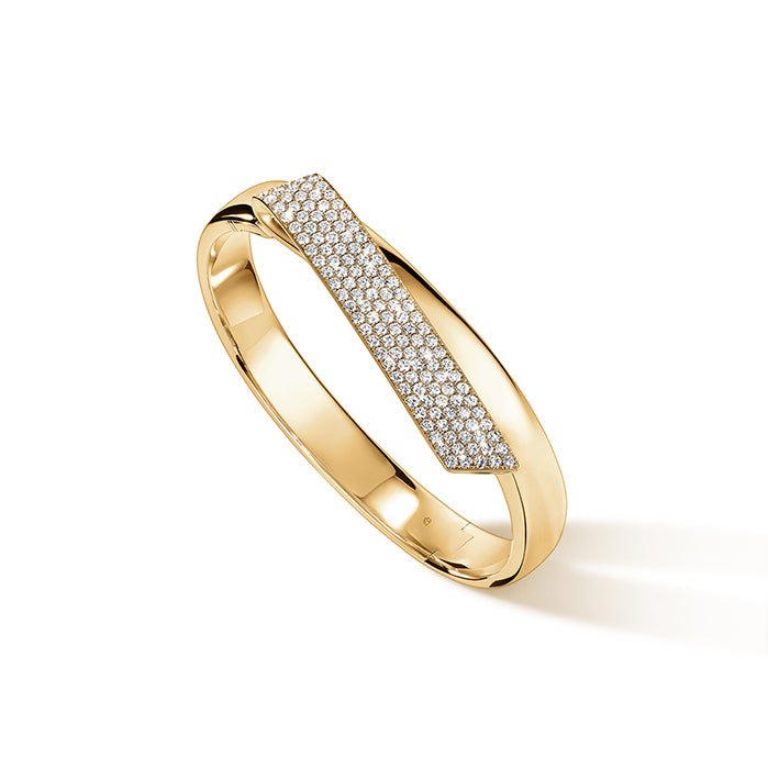 Hearts On Fire Inside/Out Diamond Flip Bangle in 18K Yellow Gold (2.93ct)