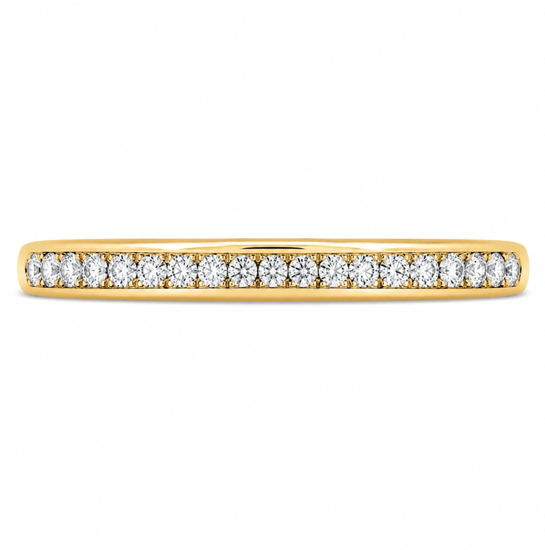 Hearts on Fire Wedding Band in Yellow Gold (110-01528)