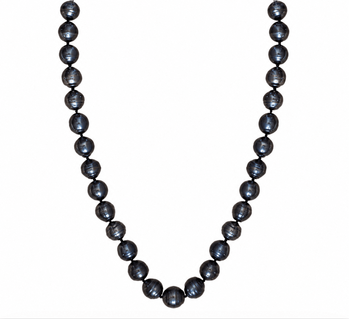 Lady's Tahitian Pearl Necklace in White Gold (325-00169)