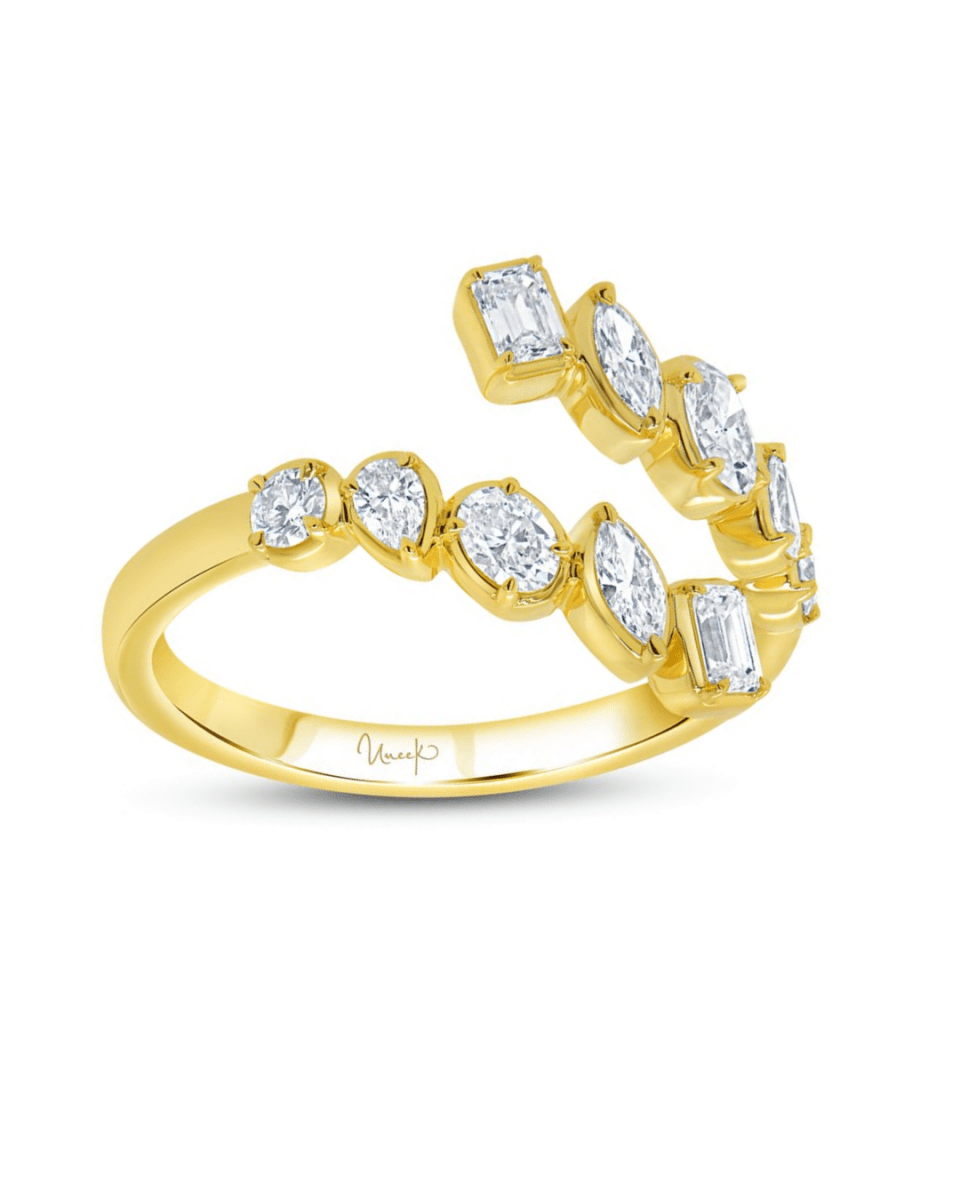 Marquise Diamond Contemporary Fashion Ring in White Gold (130-01125)