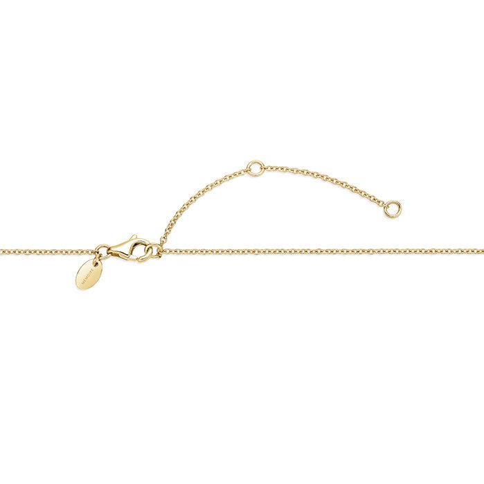 Memoire Round Chain Line Necklace in 18K Yellow Gold (2.48ct)