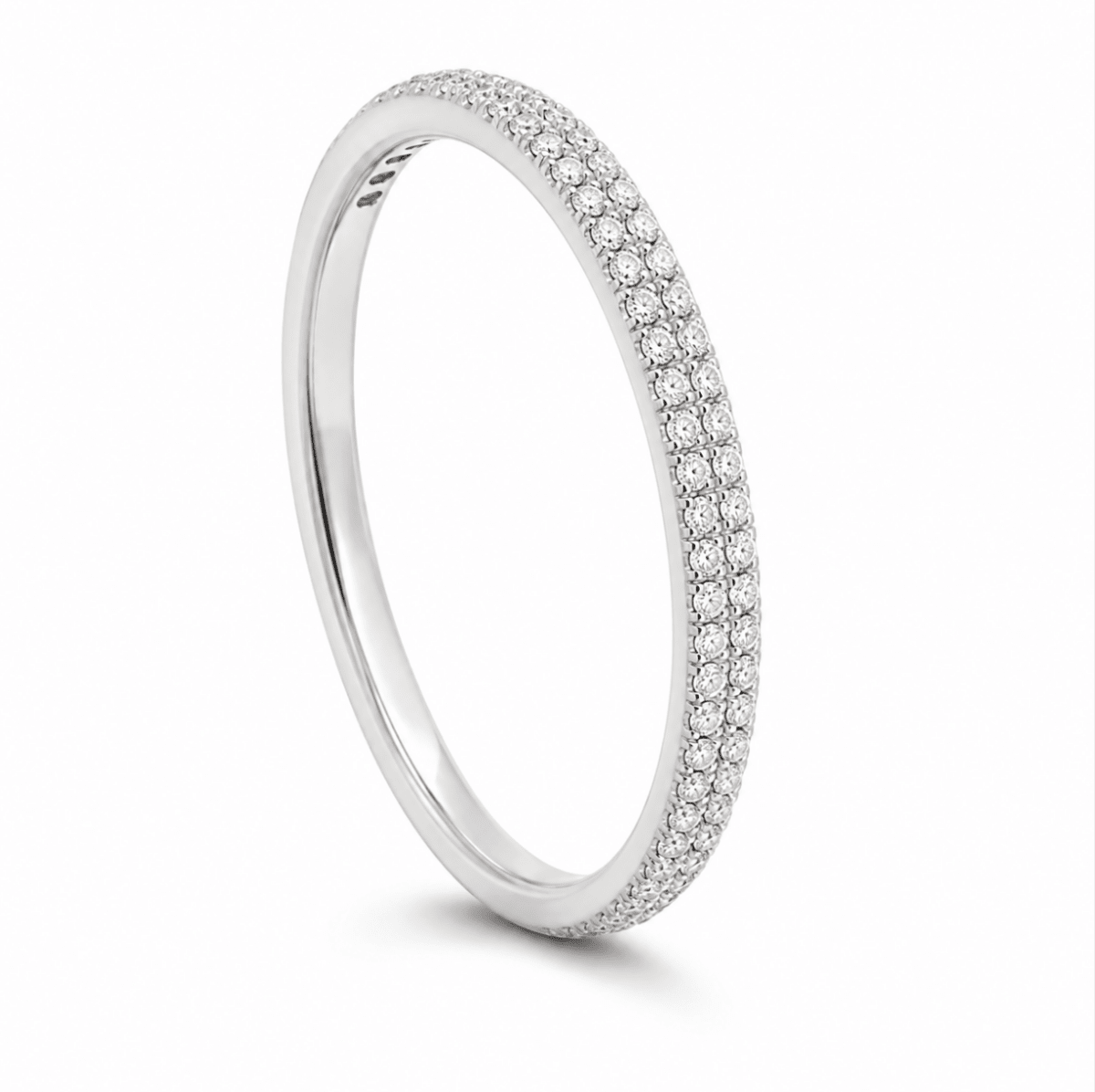 Pave Set Diamond Wedding Set (105-00144)