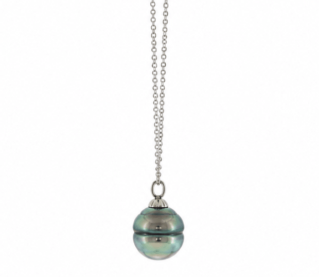 Pearl Pendant in White Gold (320-00185)