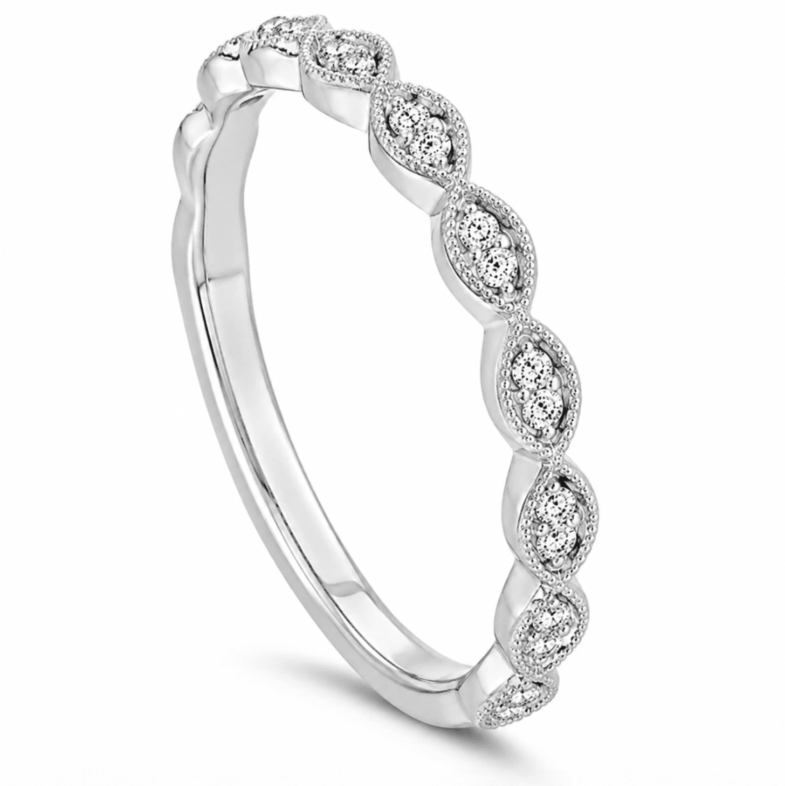 Platinum Vintage Style Engagement Ring (105-00143)