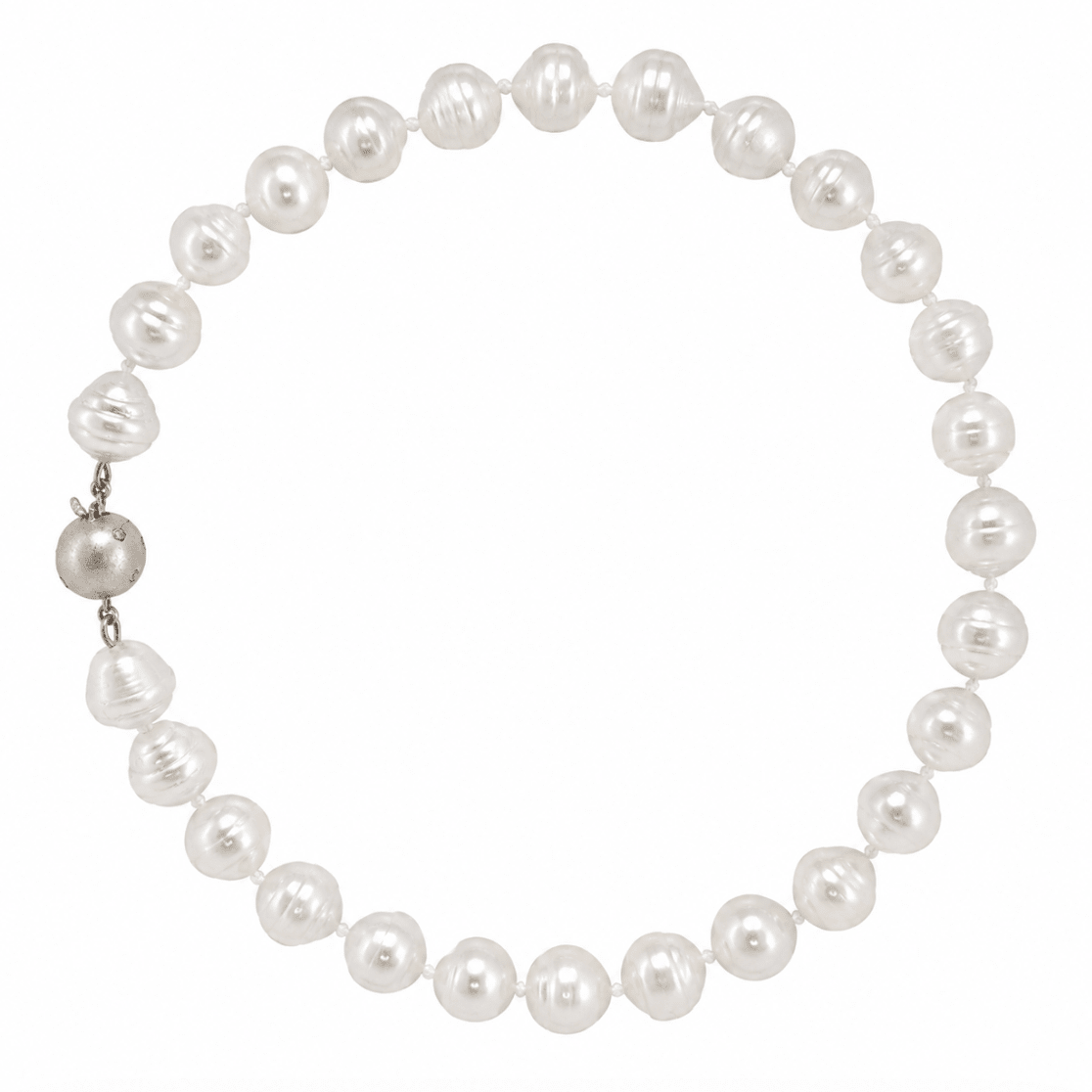 South Sea Pearl Necklace in White Gold (325-00173)