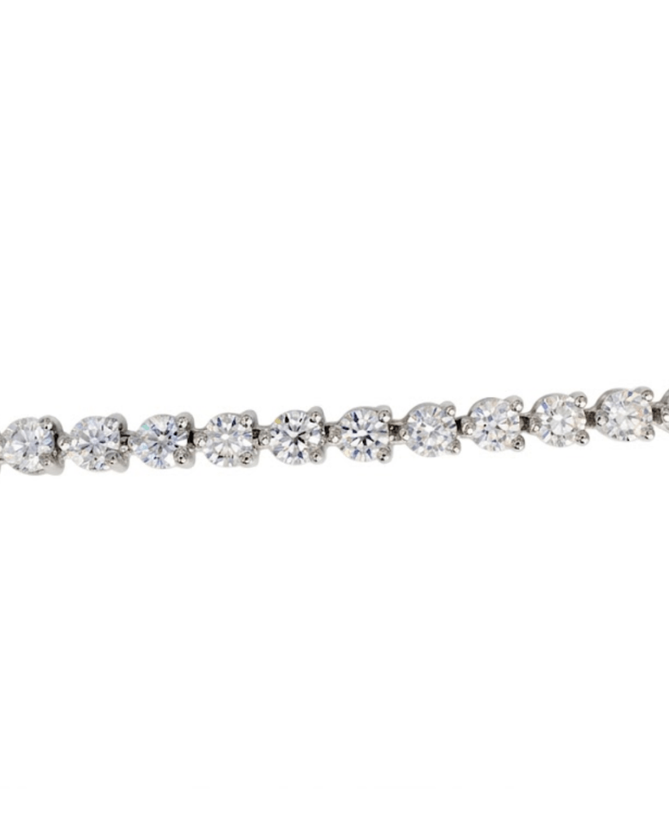 TEMPTATION THREE PRONG Diamond BRACELET in White gold (170-00853)