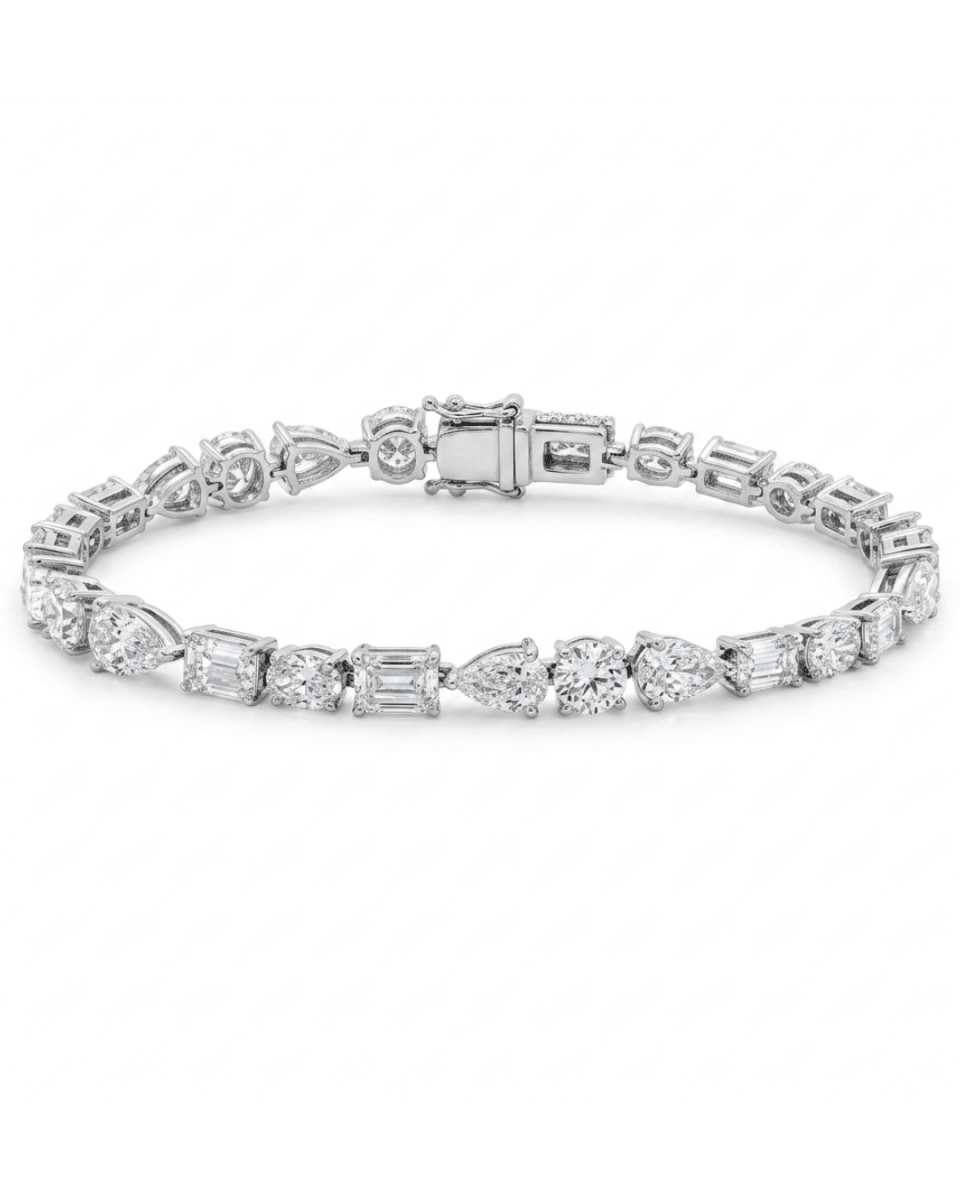Tennis Bracelet in Platinum (170-00868)