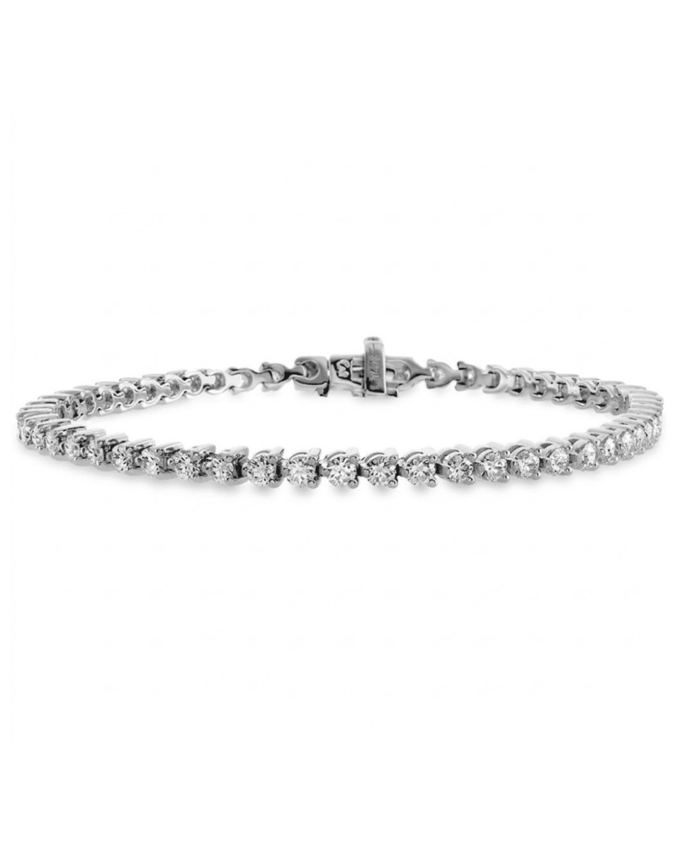 Tennis bracelet in White Gold (170-33262)