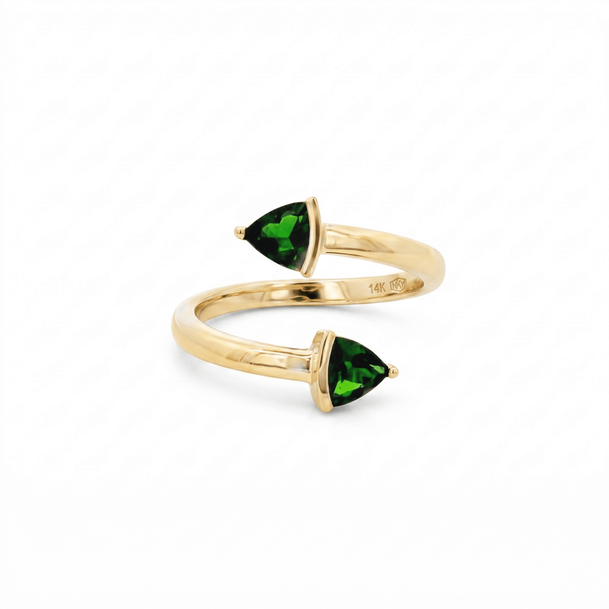 Trillian - Cut Green Garnet Fashion Ring (200 - 01326)