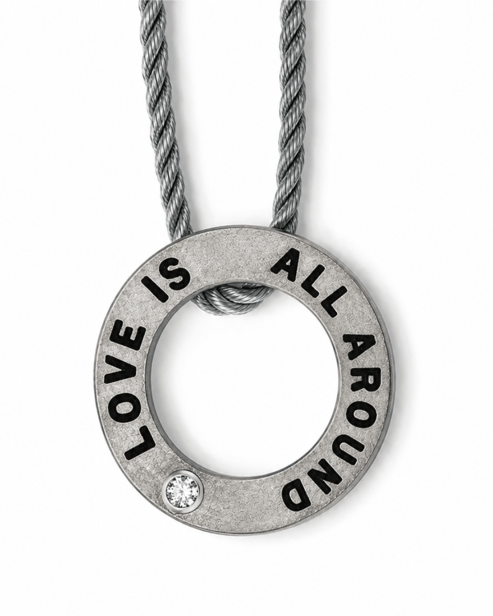 Vardy's Collection Brushed Sterling Silver Pendant in Sterling Silver