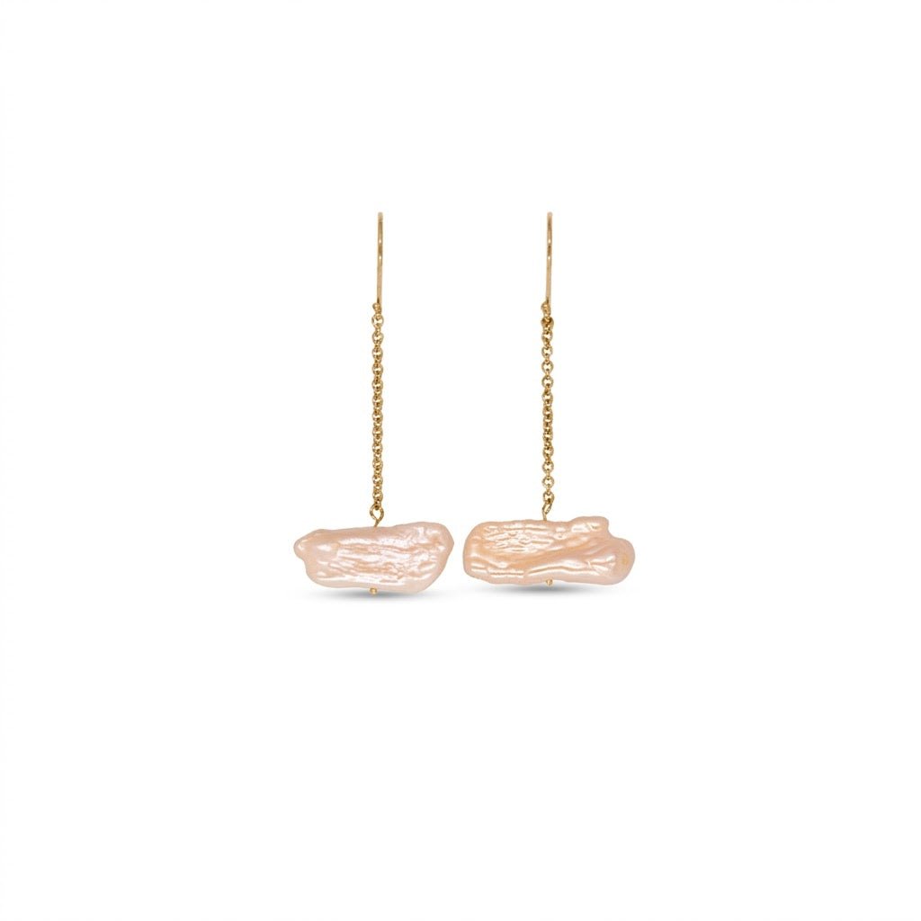 Vardy's Collection Drop Earrings in 14K Yellow Gold