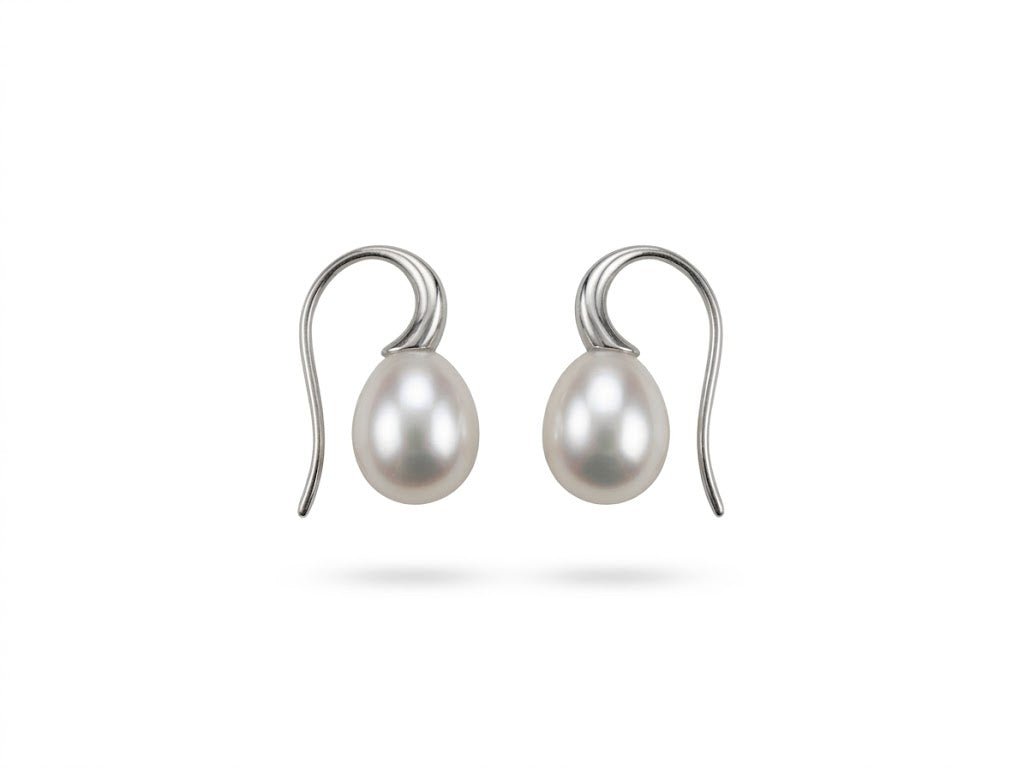 Vardy's Collection Drop Earrings with Fresh Water Pearls in 14K Yellow Gold