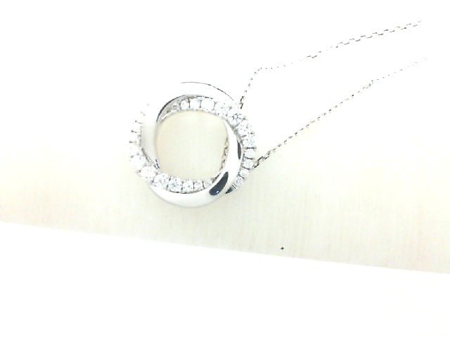 Vardy's Collection Half Diamond Bangle Bracelet in 14K White Gold (0.38ct)