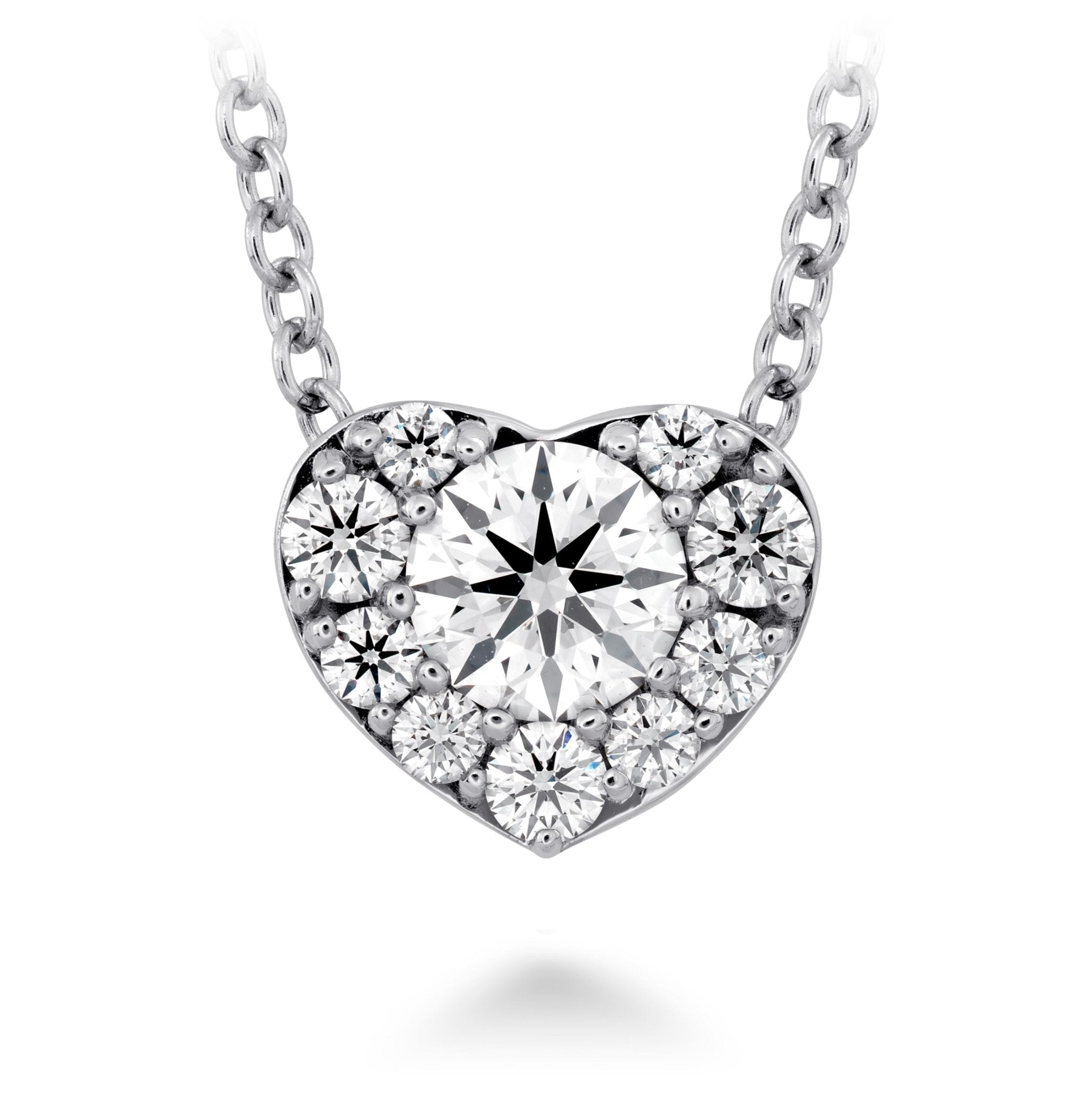 Vardy's Collection Hearts On Fire Cluster Pendant in 18K White Gold (0.45ctw)