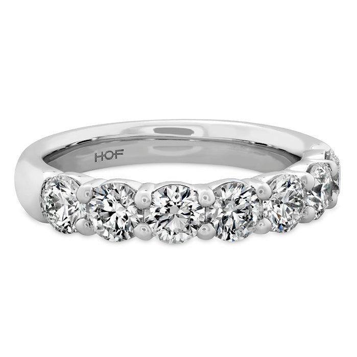 Vardy's Collection Hearts On Fire Cut Diamond 7 Stone U Set Wedding Band in 18K White Gold (1.02ctw)